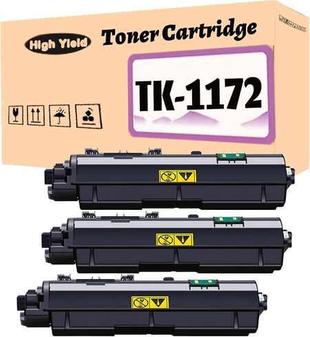 متوافق مع TK-1170 TK-1171 TK-1172 TK-1174 استبدال خرطوشة الحبر عالية العائد ل Kyocera TK1170 TK1171 TK1172 لـ ECOSYS M2040DN M2540DN M2640IDW PRINTER 2-PACK in Kuwait