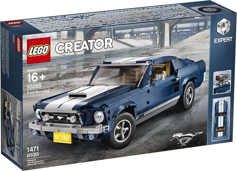 LEGO Creator Expert Ford Mustang 10265 Building Set - Exclusive Advanced Collector's Car Model, Featuring Detailed Interior, V8 Engine, Home and Office Display, Collectible for Adults and Teens in Saudi Arabia