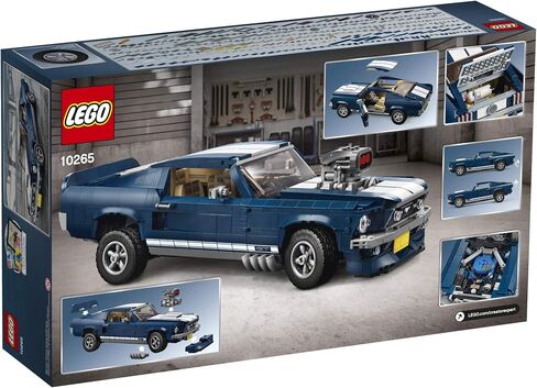 LEGO Creator Expert Ford Mustang 10265 Building Set - Exclusive Advanced Collector's Car Model, Featuring Detailed Interior, V8 Engine, Home and Office Display, Collectible for Adults and Teens in Saudi Arabia