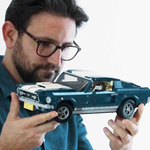 LEGO Creator Expert Ford Mustang 10265 Building Set - Exclusive Advanced Collector's Car Model, Featuring Detailed Interior, V8 Engine, Home and Office Display, Collectible for Adults and Teens in Saudi Arabia