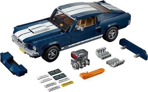 LEGO Creator Expert Ford Mustang 10265 Building Set - Exclusive Advanced Collector's Car Model, Featuring Detailed Interior, V8 Engine, Home and Office Display, Collectible for Adults and Teens in Saudi Arabia