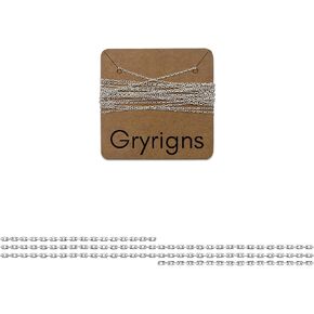 3feet 0.9mm 925 Sterling Silver Cable سلسلة الارتباط بشكل كبير لصنع المجوهرات الحرفية DIY (1.32 جرام) in Kuwait