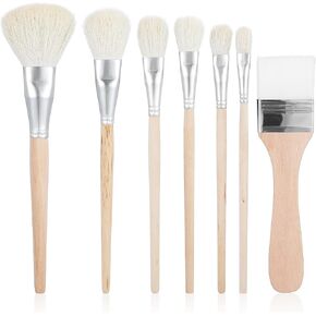 7 PCS Mop Paint Fairs for Acrylic Painting ، Brush Brush for Acrylic Painting ، فرش الطلاء المتنوعة ذات الحجم المتنوع للطلاء بالزيوت المائية ، فن الوجه والجسم in Kuwait