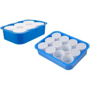 2pcs Watercolor Oil Painting Palette Gouache Paint Palette Mixing Tray Cups Art Supplies in Kuwait