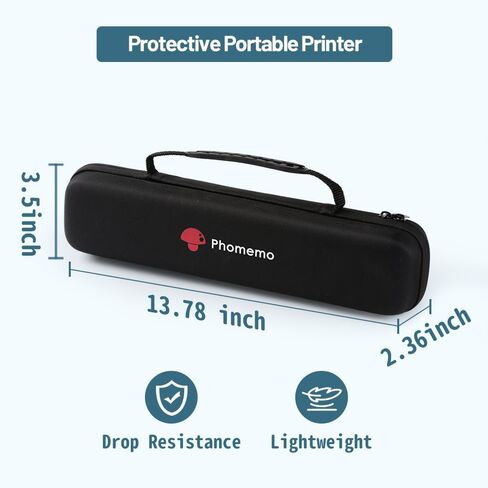 Phomemo Portable Printer Case & Upgraded M08D Thermal Inkless Portable Printer in Saudi Arabia