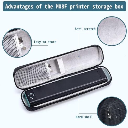 Phomemo Portable Printer Case & Upgraded M08D Thermal Inkless Portable Printer in Saudi Arabia