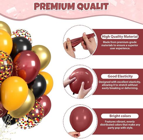 Pink Bow Latex Balloons, 60pcs Pink and White Balloons, Bow Printed Balloon Metallic Confetti Balloon For Girls Women Princess Birthday Baby Shower Bachelorette Party Engagement Wedding Anniversary in Saudi Arabia