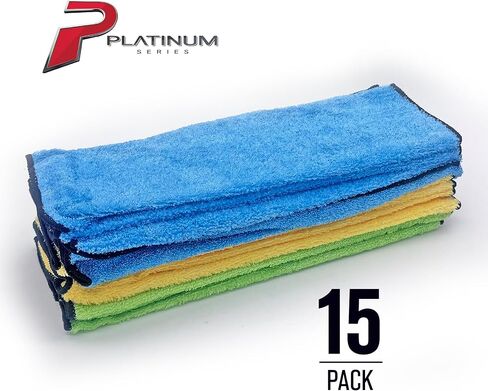 R-226154 Platinum XL Microfiber Cleaning Towel, 15 Pack in Saudi Arabia