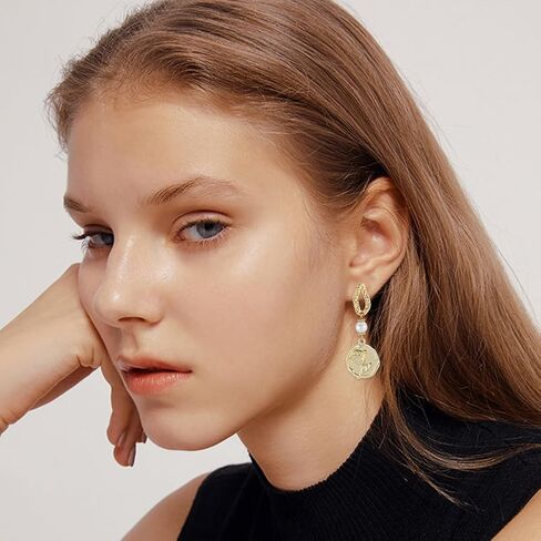 Beebeecraft 18Pcs 3 Styles Gold Circle Earring Post Blank Earring Studs with Backs Loop Hollow Round Real 18K Gold Plated Brass Dangle Ear Findings Accessories for Jewelry Making Supplies DIY Crafts in Saudi Arabia