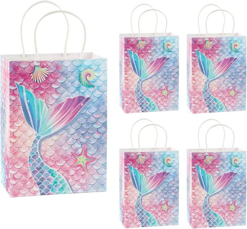 2 Pack Premium Blue 6 "صغير أكياس هدايا عيد ميلاد سعيد مع ورق الأنسجة وبطاقات المعايدة حقائب حاضرة مثالية للرجال يا أطفال احتفالات حفلة عيد ميلاد الذكرى السنوية in Kuwait