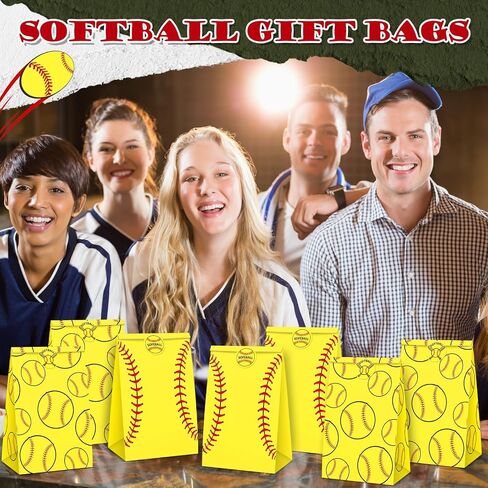 Nezyo 24 PCS Baseball Gift Party Team Party Tefore Baseball Sport Candy Treat Goodie Good With With Stickers for Kids Birthday Party Supplies (Brown) in Saudi Arabia