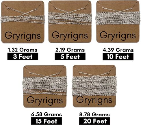 3feet 0.9mm 925 Sterling Silver Cable سلسلة الارتباط بشكل كبير لصنع المجوهرات الحرفية DIY (1.32 جرام) in Kuwait