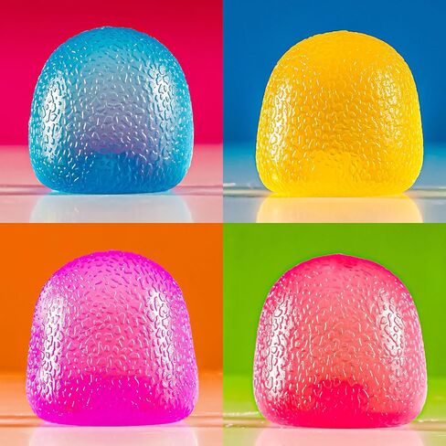 لعبة الإجهاد الحسي المصغرة في Gummiflex-لعبة تململ بطيئة ، بطيئة ، بطيئة ، مزدحمة للتخفيف من الإجهاد والقلق ، تجريب اليد-ADHD ، التوحد ، المكتب والطلاب-1.8 "، 1pc ، الأزرق in Kuwait