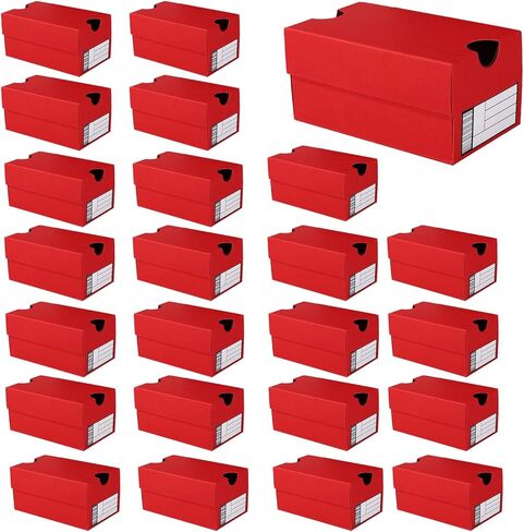 24pcs Red Mini Sneaker Gift Boxes, Sports Theme Small Gifts Box with Editable Label Sports Small Gift Case Sport Party Favor Box for Snacks Candies Cookies in Saudi Arabia