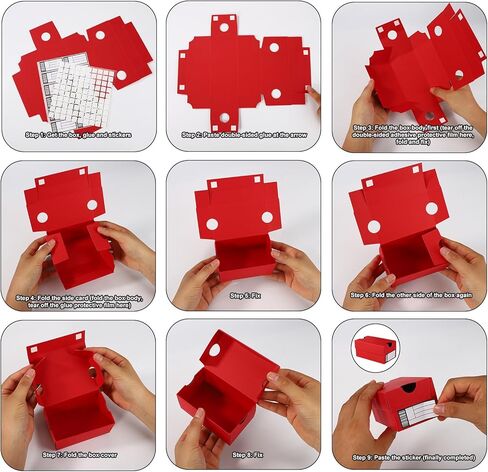 24pcs Red Mini Sneaker Gift Boxes, Sports Theme Small Gifts Box with Editable Label Sports Small Gift Case Sport Party Favor Box for Snacks Candies Cookies in Saudi Arabia