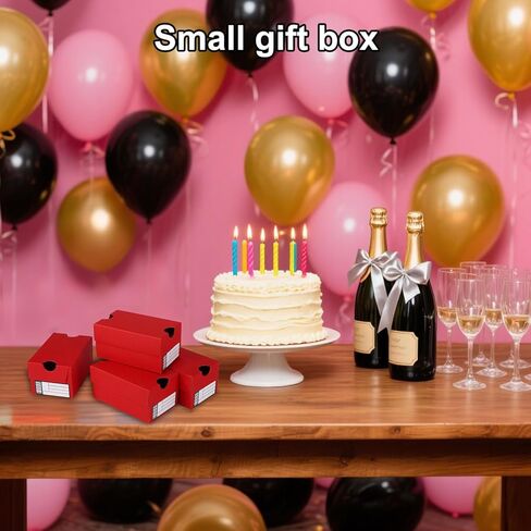24pcs Red Mini Sneaker Gift Boxes, Sports Theme Small Gifts Box with Editable Label Sports Small Gift Case Sport Party Favor Box for Snacks Candies Cookies in Saudi Arabia