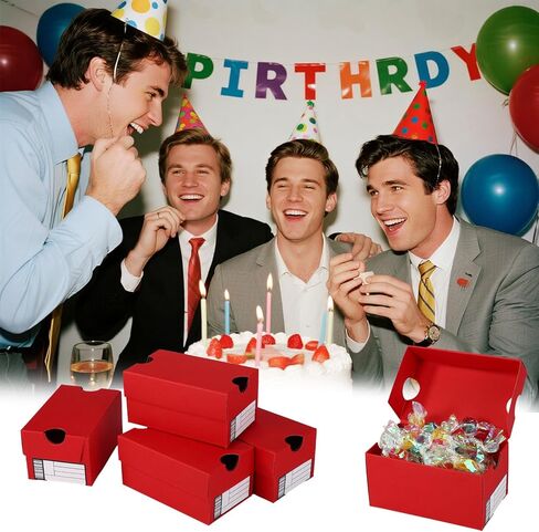 24pcs Red Mini Sneaker Gift Boxes, Sports Theme Small Gifts Box with Editable Label Sports Small Gift Case Sport Party Favor Box for Snacks Candies Cookies in Saudi Arabia