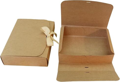 Sulalin 20 Pack Paper Gift Box bluk مع شريط التغليف الهدايا القابل للطي القابل للطي لتقديم هدايا اقتراح وصيفه الشرف. in Kuwait