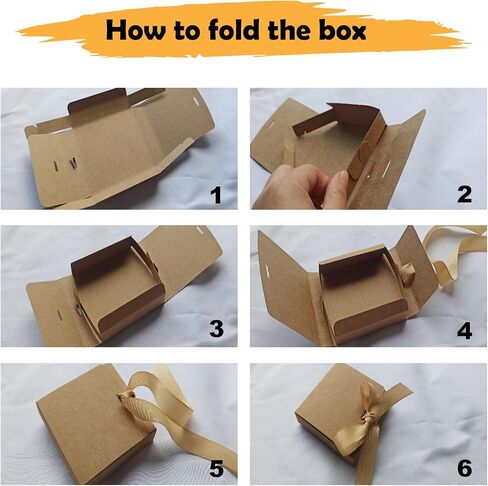 Sulalin 20 Pack Paper Gift Box bluk مع شريط التغليف الهدايا القابل للطي القابل للطي لتقديم هدايا اقتراح وصيفه الشرف. in Kuwait