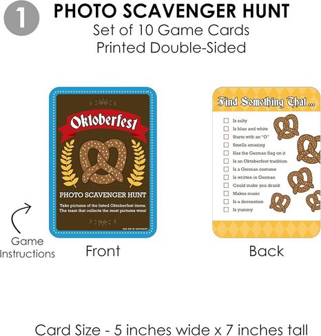 Big Dot of Happiness Oktoberfest - 4 German Beer Festival Games - 10 Cards Each - Gamerific Bundle in Saudi Arabia