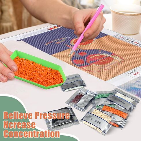 chunful 6 pcs kits pink bow diamond kits ، diy painting for البالغين الماس الحرف اليدوية الجمالية ديكور لطيف coquette القوس صور 5D الحرف الجدار للمنزل ، 10 × 11.8 '' in Saudi Arabia