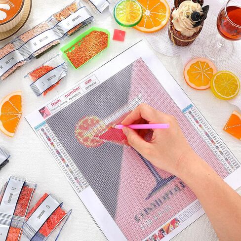 chunful 6 pcs kits pink bow diamond kits ، diy painting for البالغين الماس الحرف اليدوية الجمالية ديكور لطيف coquette القوس صور 5D الحرف الجدار للمنزل ، 10 × 11.8 '' in Saudi Arabia