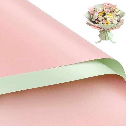 Wrapaholic 20 ورقة ورقة غلاف زهرة - 22.4 × 22.4 بوصة الكريمة الأصفر اللون الأصفر المقاوم للماء ورقة الالتفاف ورقة ، والزهور إمدادات التغليف لحضور حفل زفاف هدية عيد ميلاد DIY in Kuwait