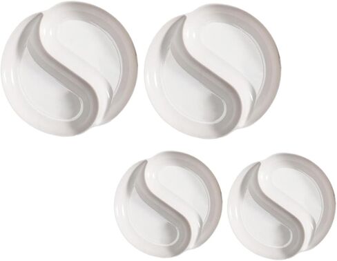 homoyoo 4pcs tai ji mixing tresing مجموعة للألوان المائية والرسم الأكريليكي صواني الصباغ غير المصقفة للفنانين والحرف اليدوية DIY in Saudi Arabia