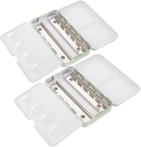 2pcs Durable Paint Mixing Tray with Built in Lid Travel Friendly Design for Artists and Students for DIY in Saudi Arabia
