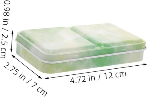 2pcs Durable Paint Mixing Tray with Built in Lid Travel Friendly Design for Artists and Students for DIY in Saudi Arabia