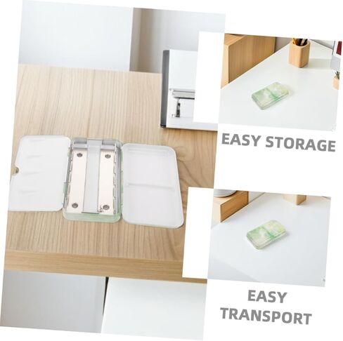 2pcs Durable Paint Mixing Tray with Built in Lid Travel Friendly Design for Artists and Students for DIY in Saudi Arabia