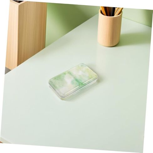2pcs Durable Paint Mixing Tray with Built in Lid Travel Friendly Design for Artists and Students for DIY in Saudi Arabia