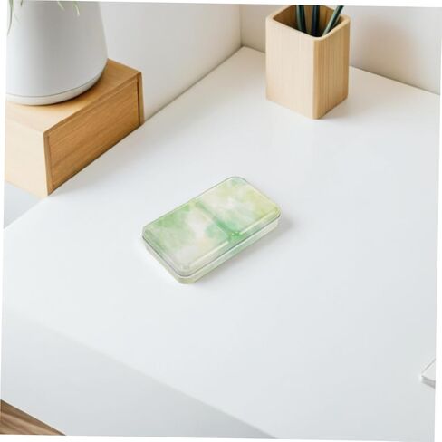 2pcs Durable Paint Mixing Tray with Built in Lid Travel Friendly Design for Artists and Students for DIY in Saudi Arabia
