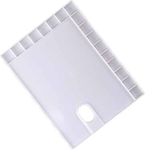 3Pcs Plastic Watercolor Pigment Trays 17 Grids for Mixing Paints for Artists and Hobbyists for Watercolors and Gouache in Saudi Arabia