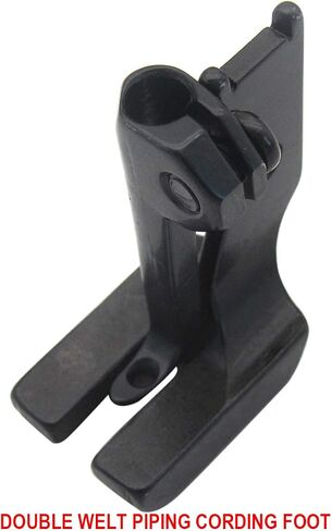 CKPSMS brand-1SET Double Piping Foot #S95 Compatible with/Replacement for JUKI Brand LU-1508,LU-1510,LU-1560,DNU-1541,LU-563 CONSEW Brand 206RB,225,226R Singer Brand 111G,111W,211G (1/4") in Saudi Arabia