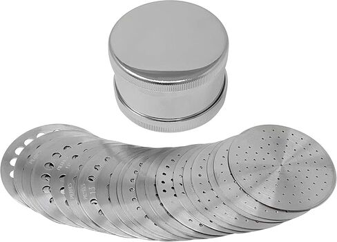23-Piece 1-7/8" Diamond Gemstone Pearl Bead Measuring Sorting Sieve Jewelry Making Tool Set 50mm in Saudi Arabia