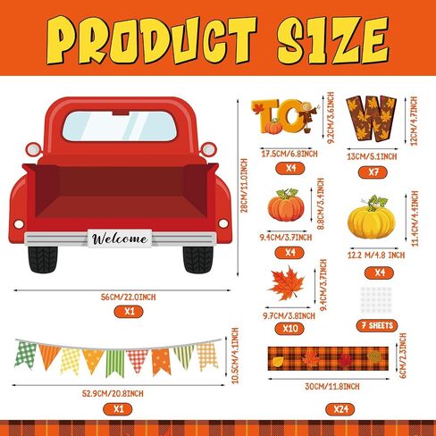 Qilery Fall Bulletin Board Decorations Classroom Fall Autumn Welcome Pumpkin Patch Bulletin Boards Letters Borders Cutouts with Colorful 3D Honeycomb Pumpkins Thanksgiving Back to School Door Decor in Saudi Arabia