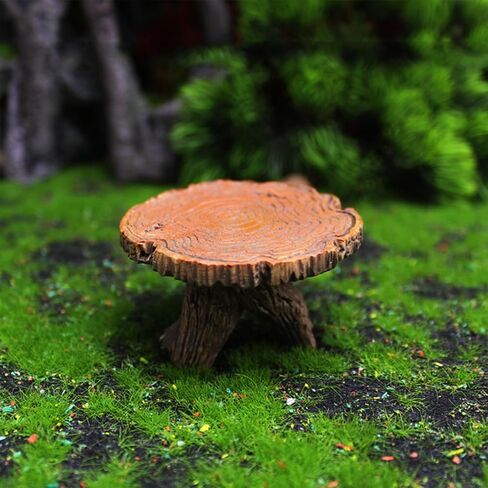 6 Pcs Fairy Garden Accessories Outdoor Miniature Table and Chairs Set Mini Resin Furniture Ornaments Kit Micro Landscape Decor for DIY Craft Gift Dollhouse Succulents Home Decoration in Kuwait