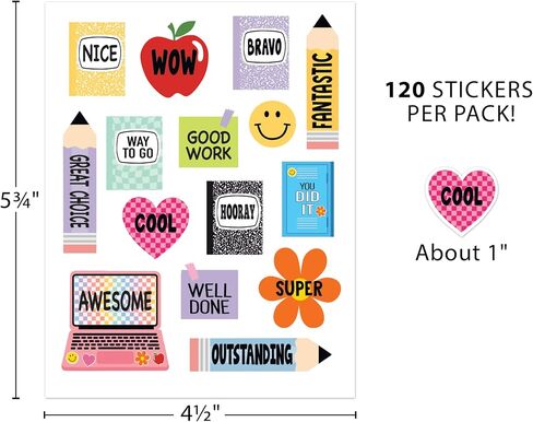 Teacher Created Resources Cool for School Stickers (TCR9323) in Saudi Arabia