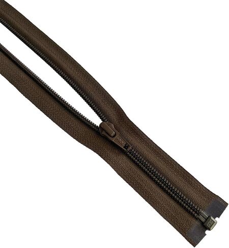 2pcs ykk #5 24 "بوصة من نايلون لفائف متوسطة الوزن سترة رياضية سستة فصل اختر لونك المصنوع في الولايات المتحدة (MOCCA Brown #569W) in Saudi Arabia