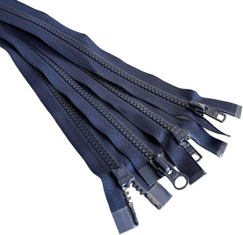 2pcs ykk #5 مفصول في اتجاهين بلاستيكيين مقولبان ، سستة سترة مفتوحة - لون الشريط: منتصف الليل البحرية #058W - اختر طولك - مصنوع في الولايات المتحدة (منتصف الليل البحرية #058W ، 32 "بوصة) in Kuwait