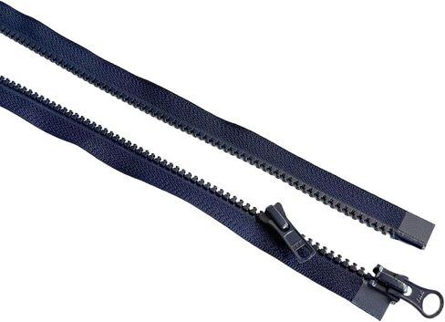 2pcs ykk #5 مفصول في اتجاهين بلاستيكيين مقولبان ، سستة سترة مفتوحة - لون الشريط: منتصف الليل البحرية #058W - اختر طولك - مصنوع في الولايات المتحدة (منتصف الليل البحرية #058W ، 32 "بوصة) in Kuwait