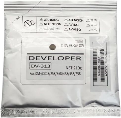 1PC DV313 مسحوق المطور متوافق مع C308 C368 C458 C558 C658 C258 308 368 458 558 (CMYK) in Saudi Arabia