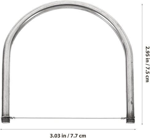 SEWACC Pottery Wire Tool Clay Wire Cutter Stainless Steel Clay Cutter Hand Pottery Cut Off Tool for Artists Cutting Mud Handcraft in Saudi Arabia