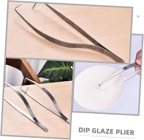 Nuobesty المقاوم المقاوم للصدأ الزجاج الزجاجية غمس تونغ ل in Kuwait