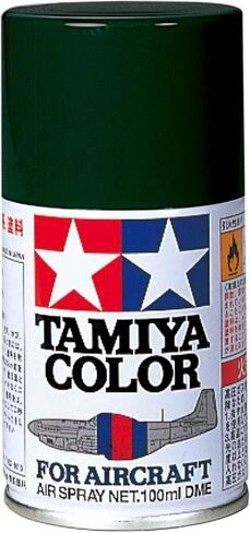 TAMIYA Aircraft Spray AS-24 Dark Green Acrylic TAM86524 Lacquer Primers & Paints in Saudi Arabia