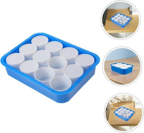 2pcs Watercolor Oil Painting Palette Gouache Paint Palette Mixing Tray Cups Art Supplies in Saudi Arabia