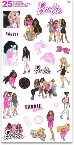 Barbie Bucket Hat Set - Fashion Bundle with Terry Bucket Hat Plus Stickers | Barbie Accessories Pack for Kids and Adults in Saudi Arabia