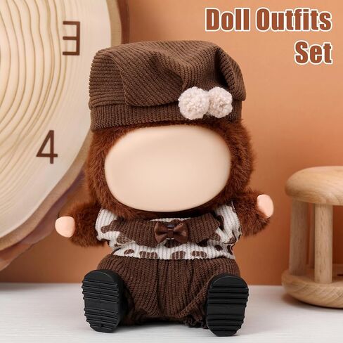 Frienda 17cm Doll Doll Clothes Doll Admits مقابل 6.7 "دمى ، 5 قطع مجموعة أنيقة سانتا كلوز ملابس الرباعي رائعتين ملحقات ، فقط الملابس ، الملابس in Saudi Arabia