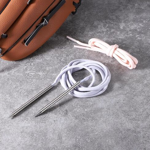 4 PCS Paracord Lacing Needle Tools 2 حجم الفولاذ المقاوم للصدأ 550 Paracord Fid Lacing Titching Weaving Edeles Paracords for Bracelet Baseball Glove Lacings Lacings Lacings 3 "Silver in Kuwait